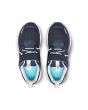 Zapatillas On Running Cloud Play Kids color Azul Medianoche y Blanco para niño/a 4-8 años cierre adherente