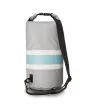 Mochila Estanca para trajes de surf Vissla 7 Seas 20L gris posterior