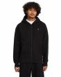 Hombre con sudadera de capucha y cremallera Volcom Single Stone negra