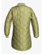 Chaqueta de invierno Roxy Ethera verde oliva para mujer posterior