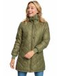 Mujer con Chaqueta de invierno Roxy Ethera verde oliva 