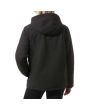 Abrigo con capucha Vans Woman Drill Chore Coat Mte negro para mujer posterior