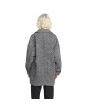 Mujer con Abrigo Volcom Beegy Coat Gris posterior