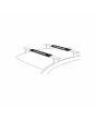 Almohadillas Cubrebaca Quiksilver Aero Rack Pads 71 cm coche