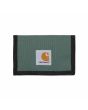 Cartera de triple hoja con cierre de velcro Carhartt WIP Alec Wallet Silver Pine para hombre