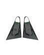 Aletas de bodyboard Pride Vulcan V3 verde y negro bottom