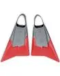 Aletas de Bodyboard Pride Vulcan V2 grises y rojas posterior