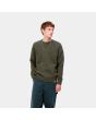 Hombre con Jersey Carhartt WIP Allen Sweater Verde