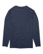 Camiseta de surf Vissla Alltime LS para hombre azul marino posterior
