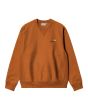 Sudadera Carhartt WIP American Script Sweatshirt Sienna para hombre