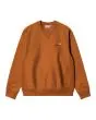 Sudadera Carhartt WIP American Script Sweatshirt Sienna para hombre