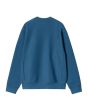 Sudadera Carhartt WIP American Script Sweatshirt Sodalite para hombre posterior