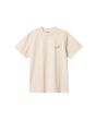 Camiseta de manga corta Carhartt WIP American Script Natural para hombre