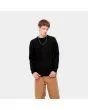 Hombre con jersey de lana Carhartt WIP Anglistic Sweater negro