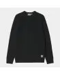 Jersey de lana Carhartt WIP Anglistic Sweater negro para hombre