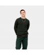 Hombre con jersey de lana Carhartt WIP Anglistic Sweater verde