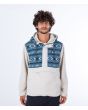 Hombre con anorak polar Hurley Evergreen Burrito Bone