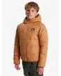 Niño con anorak aislante Quiksilver Scaly Reversible Marrón almendra