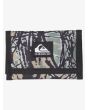 Cartera de triple hoja Quiksilver The Everydaily Woodland Abstract Sea Spray para hombre