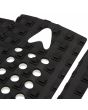 Grip para tabla de surf Astrodeck Gudauskas Built-In Arch negro y blanco - Tail Pad 3 piezas perforaciones