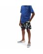 Niño con bañador surfero Vans Mixed Volley II negro floral