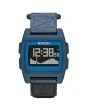 Reloj de mareas Nixon Base Tide Nylon A1169-307 Blue Strap en azul frontal