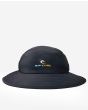 Sombrero de playa Rip Curl Beach Hat Boy negro frontal