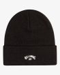 Gorro de punto Billabong Arch Beanie negro para chico