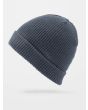 Gorro de punto Volcom Full Stone azul posterior