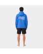 Hombre con Chaqueta cortavientos Bell Windbreaker Innegra azul posterior