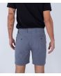Hombre con Pantalón corto híbrido Hurley Phantom Walkshort 18" azul Obsidian posterior