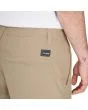 Hombre con Pantalón corto híbrido Volcom Slub Frickin Cross Shred 20" Khaki bolsillo