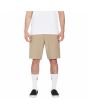 Hombre con Pantalón corto híbrido Volcom Slub Frickin Cross Shred 20" Khaki 