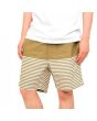 Hombre con pantalón corto elástico Quiksilver Half Shot Elast Walkshort marrón