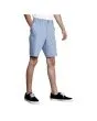 Hombre con bermudas sumergibles RVCA Balance Hybrid 20" azules derecha