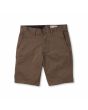 Bermudas Volcom Frickin Modern Stretch Short 21" Mushroom para hombre