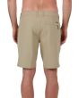 Hombre con Pantalón corto híbrido Salty Crew Lowtide Hybrid Khaki posterior