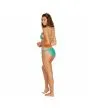 Mujer con Braguita de Bikini sin costuras y con lazada lateral Volcom Simply Seamless Tie Side Turquesa lateral