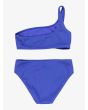 Conjunto de bikini tira asimétrica Roxy Aruba Rg Azul para Niñas 6-16 años posterior