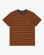 Camiseta de manga corta Billabong Baxter Dark Brown para hombre