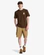 Hombre con bermudas Billabong Combat short cargo caqui claro estilo militar