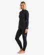 Billabong Salty Dayz Natural 3/2mm negro traje surf mujer lateral