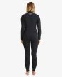 Billabong Salty Dayz Natural 3/2mm negro traje surf mujer posterior