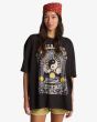 Mujer con Camiseta Billabong Surf Trip Off Black