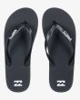 Billabong Tides Slice chanclas negras para hombre superior