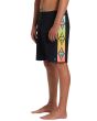 Hombre con Bañador Boardshort Performance Billabong D Bah Airlite 19'' Negro lateral