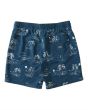 Bañador Boardshort Billabong Sundays Layback 16" azul marino para hombre posterior