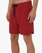 Hombre con Bañador Boardshort Deus Ex Machina Elite 2.0 Rojo lateral