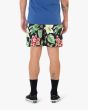 Hombre con Bañador Boardshort Deus Ex Machina Step Off Mesh 17" Negro floral posterior