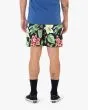 Hombre con Bañador Boardshort Deus Ex Machina Step Off Mesh 17" Negro floral posterior